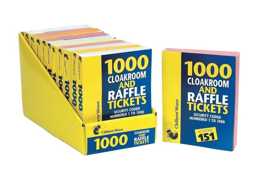 Stationery cloakroom and raffle tickets 11000 Easy Goods