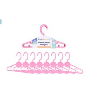 first step baby hangers pink colour for baby clothes and coat