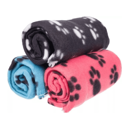 Paw print blanket