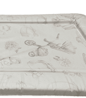 vintage baby girl changing mat