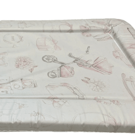 vintage baby girl changing mat