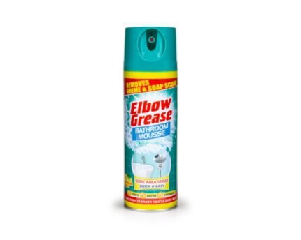 Elbow Grease Bathroom Mousse Lemon 400ml – Powerful Foaming Cleaner for a Sparkling Bathroom