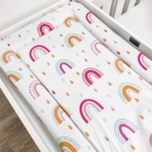 rainbow rain changing mat