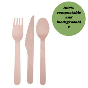 wooden cutlery set