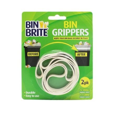Bin Brite  Gripper Pack of 2 | Heavy-Duty Grip Pads for Bin & Trash Bag Handling