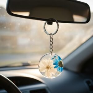 Handmade Resin Keychain 